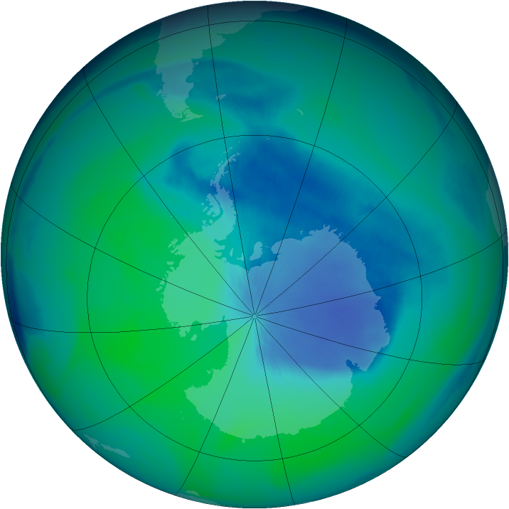 Ozone Map 2006-12-11